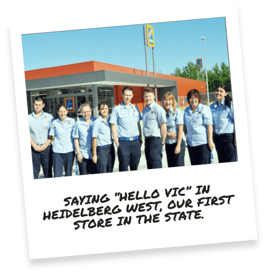 SAYING "HELLO VIC" IN HEIDELBERG WEST, OUR FIRST STORE IN THE STATE